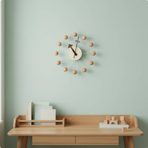 Orologio con palline colorate - con,