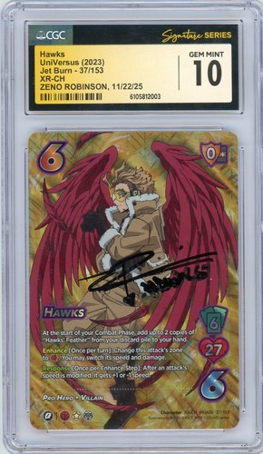 Cgc gem mint zeno robinson - zeno,