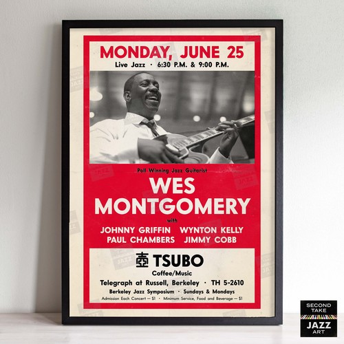 Poster jazz wes montgomery - poster,