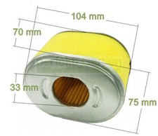 Filtro aria per spazzaneve