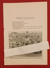 LAZIO SQUADRA CHINAGLIA etc. foglio/pagina tratto da almanacco Panini 1971