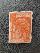 Città del Vaticano #124a LH, 1949 5L Perf 14 x 13 1/2, valore catalogo Scott $ 18,50