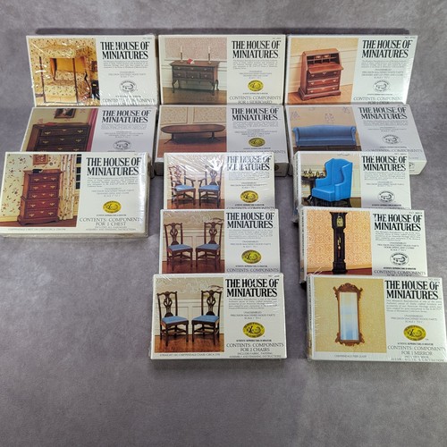 Vintage house miniatures - vintage, of