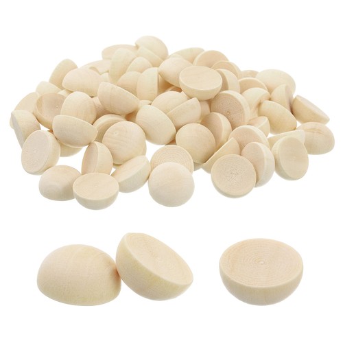 250pcs mezze sfere legno - mezze,