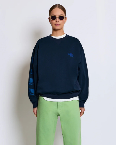 Felpa roucha silko blu - blu, navy
