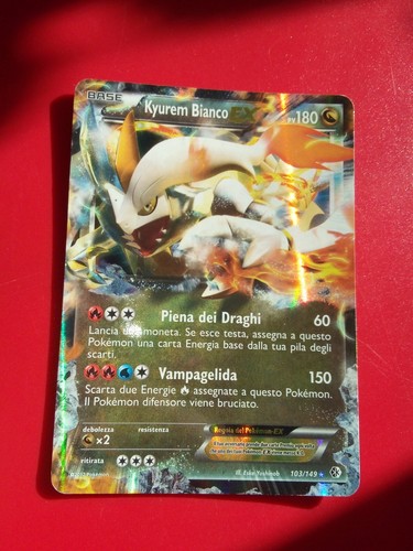 Pokemon card kyurem bianco - kyurem, ex