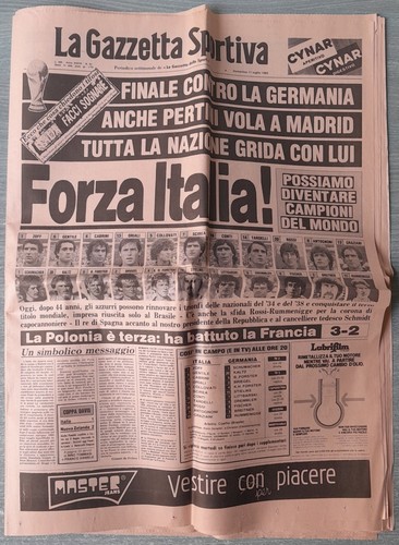 Giornale mondiali 1982 pre - giornale,