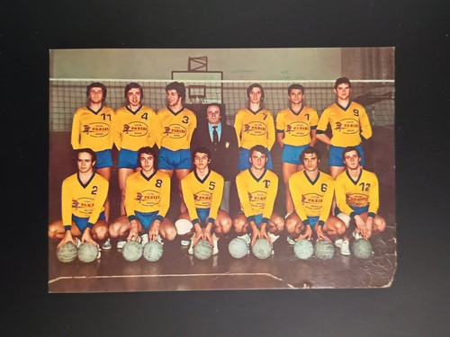 Cartolina squadra pallavolo - cartolina,