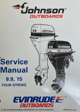 1995 Johnson Evinrude Fuoribordo 9.9 15 4 Tempi Servizio Negozio Manuale 503140