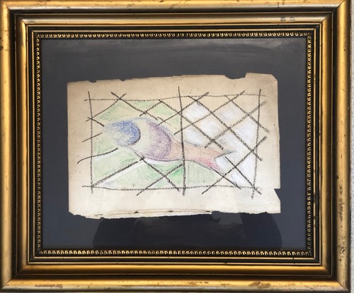 Vecchio disegno pastello - disegno,