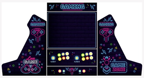 Grafica bartop cabinato arcade - cabinato,