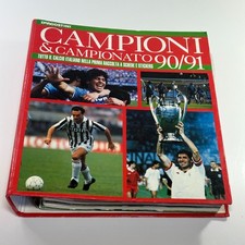 CAMPIONI E CAMPIONATO 90/91 DeAGOSTINI Raccoglitore Album Figurine Calcio