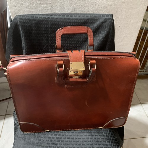Valigetta vintage pelle - pelle, con