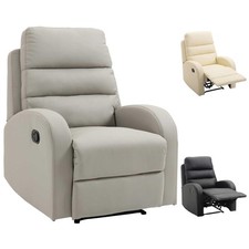 HOMCOM Poltrona Reclinabile