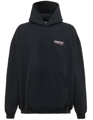 Felpa con cappuccio oversize