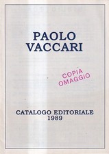 Paolo Vaccari - Catalogo