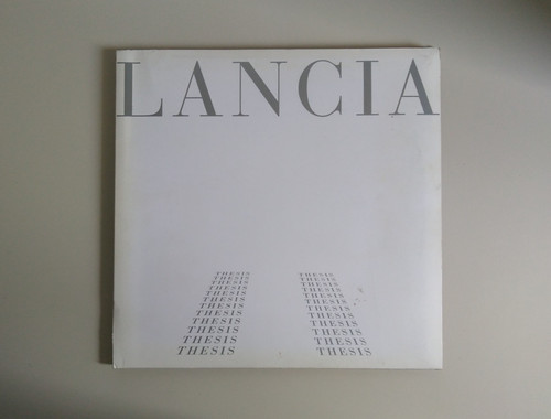 Depliant brochure lancia - depliant,