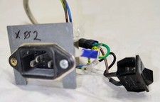 interruttore alimentazione commodore 128D testato con connessione alimentatore -X02