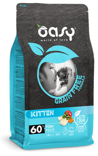 Gatto grain free kitten pesce - kitten,