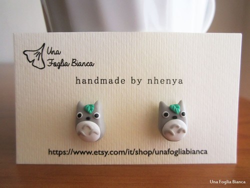 Orecchini con totoro - con,
