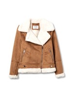 Giacca scamosciata stile