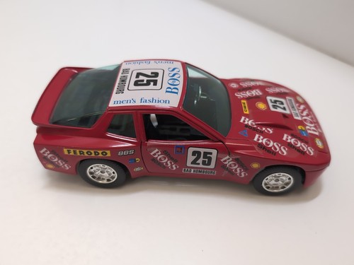 Burago porsche 924 turbo rossa - burago,