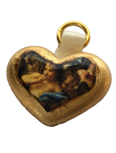 Cuore ceramica artistica - cuore, in