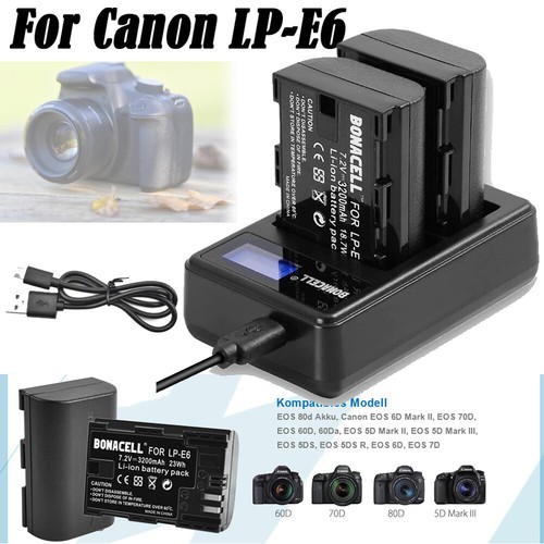 Batteria e6 per - batteria, lp-e6