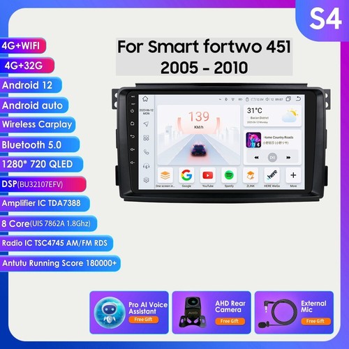 Autoradio android12 per smart - android12,