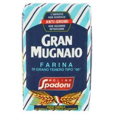 Farina di Grano Tenero Tipo 00 Gran Mugnaio Antigrumi MOLINO SPADONI 1kg