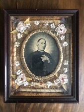 QUADRO AUTENTICO RELIQUIA DI SAN GIUSEPPE COTTOLENGO