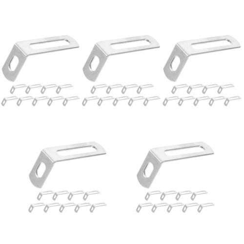 50pcs reusable silver metal - 50pcs,