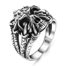 Anello uomo biker gotico