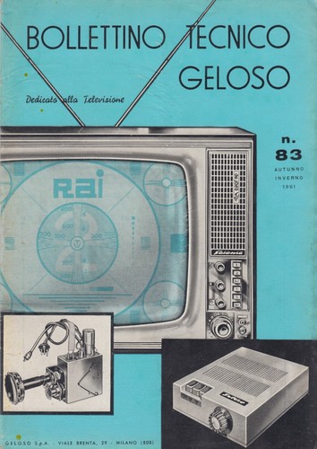Bollettino tecnico geloso - geloso,