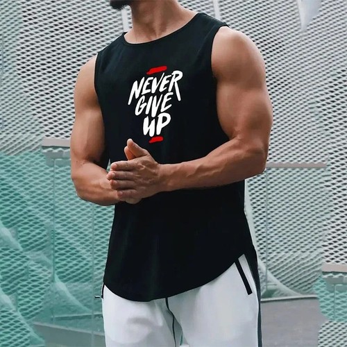 Canotta uomo never give - canotta,