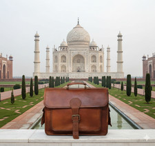 Borsa in pelle di capra