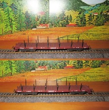 Rivarossi HO 149 carro pianale a carrelli FS serie CPOZ completo di staffe