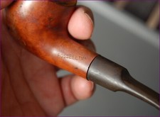 Pipa in radica Rossellina lunga cm. 15 vintage