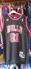 canotta JERSEY basket NBA DENNIS RODMAN CHICAGO BULLS XL nera/black 