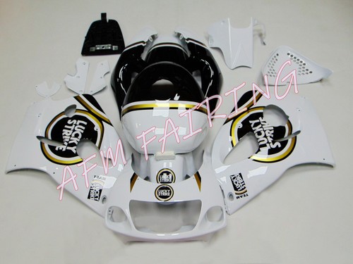 White black lucky abs fairing - white,
