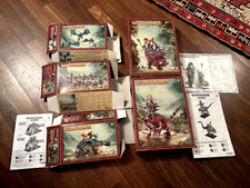 Lizardmen box lot Warhammer fantasy - empty boxes - box art lot.