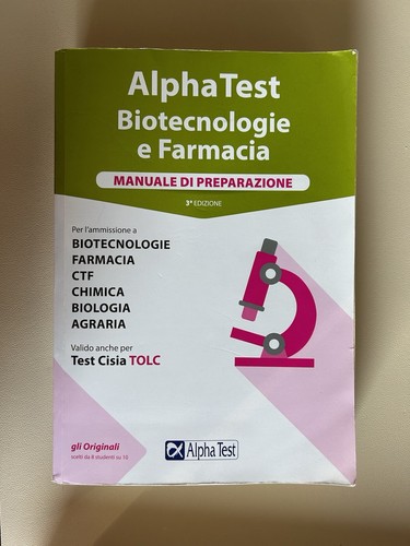 Alpha test biotecnologie - alpha,