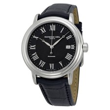 Orologio Uomo Raymond Weil Maestro Automatico Quadrante Nero 2837-STC-00208