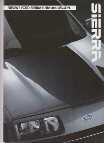 Ford sierra prospekt 1986 - sierra,