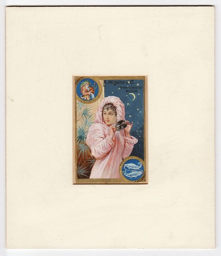 Pochoir tempera 1910 - , circa