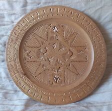 PIATTO DI LEGNO INTARSIATO PENSILE