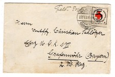 Military Post 1915 Red Cross
