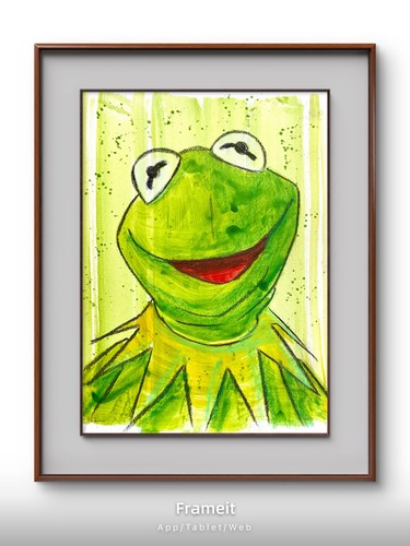 Dipinto originale kermit - dipinto, la