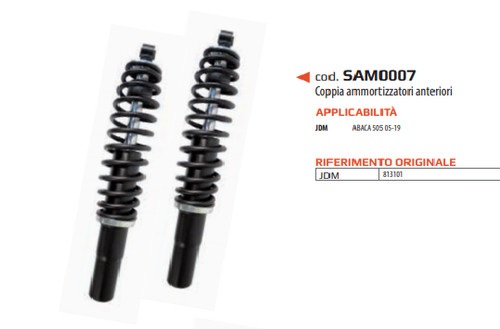 Coppia ammortizzatori - coppia,