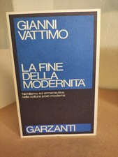 Vattimo gianni fine della - -,